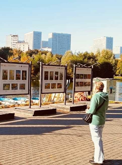 В парке "Ангарские пруды" открылась выставка работ победителей и призеров городского конкурса "Огонь – друг, огонь – враг"