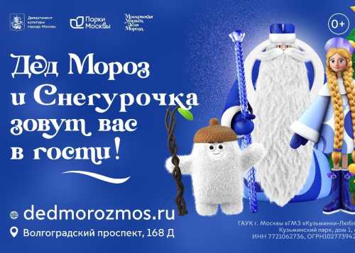 ДЕД МОРОЗ И СНЕГУРОЧКА ЗОВУТ ВАС В ГОСТИ!